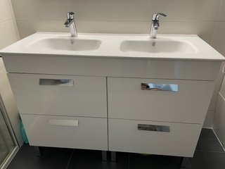 Mueble de baño doble seno Roca