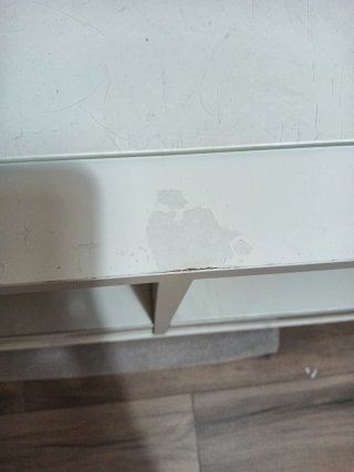 Mueble de salón blanco