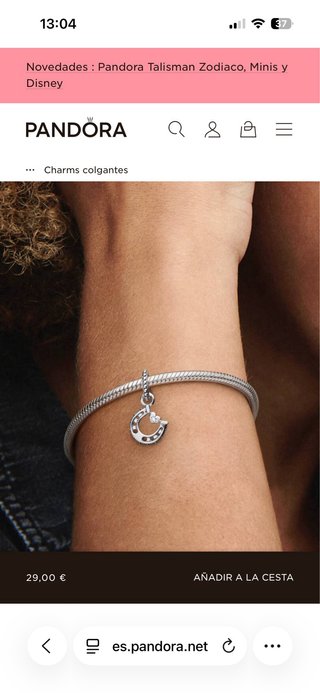 Charm Pandora Herradura Corazón