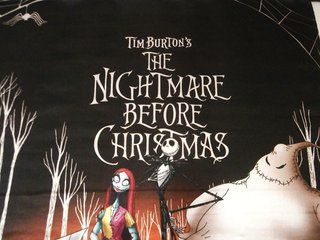 Póster de tela Pesadilla Antes de Navidad