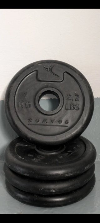 4 Discos de 1kg Domyos