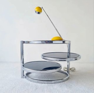 Mesa auxiliar Leitmotiv giratoria | Vintage 70s