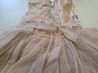 Vestido niña lentejuelas y tul