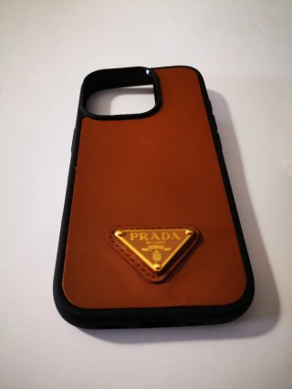 Cover iPhone 16 Pro Prada Marrone