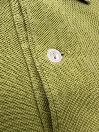 Lacoste Polo Shirt Olive Green Impresive Colour Classic Style Vintage 073