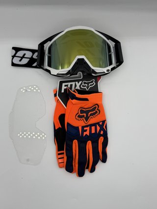 Gafas 100% y Guantes Fox Nuevos 1218