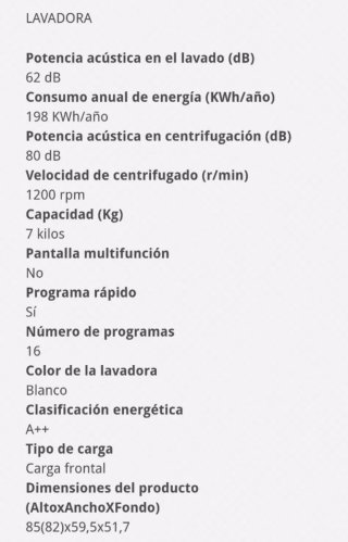 Lavadora Indesit 7kg