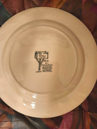 Juego 6 Platos Ingleses Porcelana