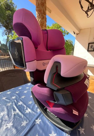 Silla Coche Cybex Pallas 2-Fix Rosa