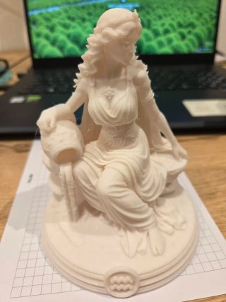 Estatuilla Acuario Símbolo Zodiaco