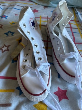Converse Bota Talla 35 Blancas