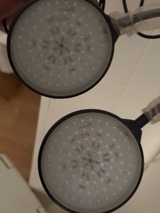 Lámpara LED Cultivo Plantas Control Temporizador