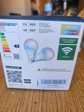 2 Bombillas LED Inteligentes ANTELA Blancas