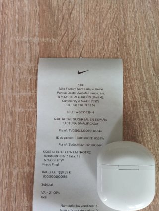 Nike Kobe IX Talla 47.5