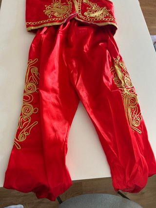 Disfraz Aladino Adulto Rojo y Dorado