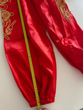 Disfraz Aladino Adulto Rojo y Dorado