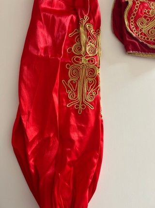 Disfraz Aladino Adulto Rojo y Dorado