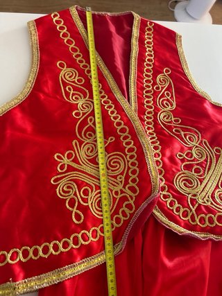 Disfraz Aladino Adulto Rojo y Dorado