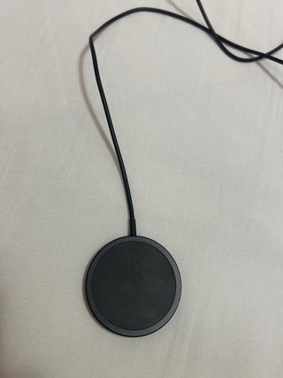 Cargador Inalámbrico Redondo Negro 10W