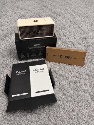 Altavoz Marshall Emberton III Beige/Dorado