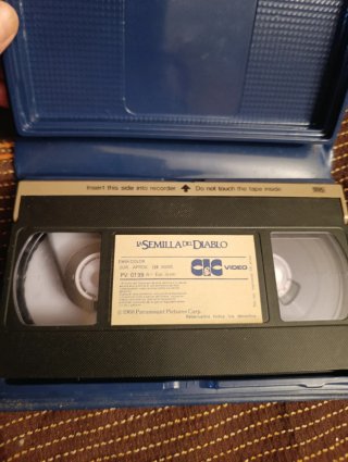 Cinta VHS La Semilla del Diablo (Terror)