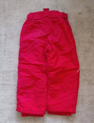 Pantalón de esquí infantil rojo