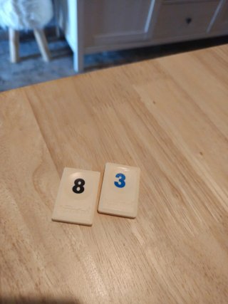 Fichas Rummikub 8 y 3