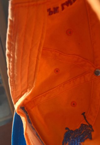 Polo Ralph Lauren – Cappellino a visiera arancione