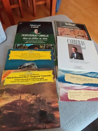 Lote 7 Vinilos Clásica y Ópera