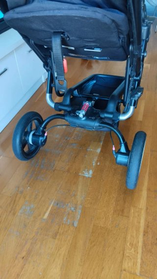 Silla de paseo con capazo y sombrilla