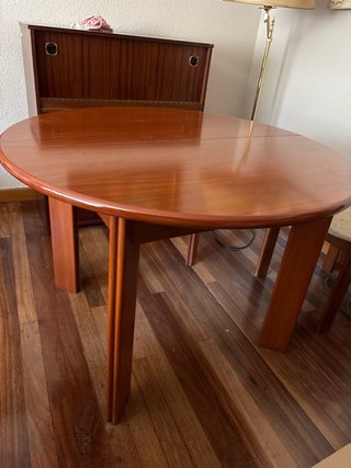 Mesa comedor extensible madera
