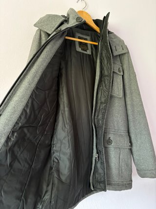 Chaqueta Parka Gris Forecast Talla M