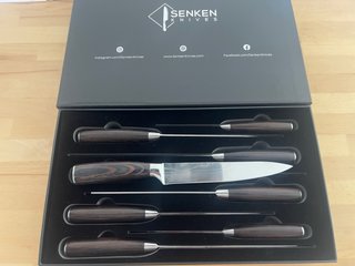 Set de 8 cuchillos Senken de madera