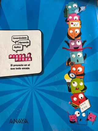 Libros lengua Anaya 6 primaria (123 trimestre)
