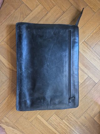 Portafolios cuero italiano The Trend