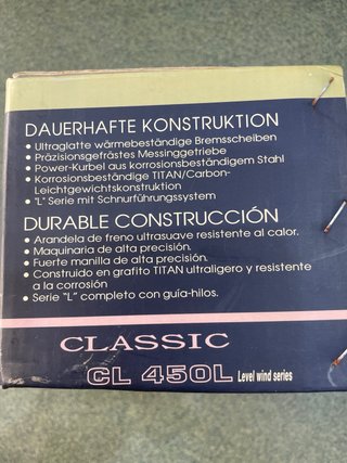 Carrete Okuma Classic CL 450L.