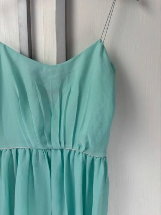 Vestido de fiesta azul celeste