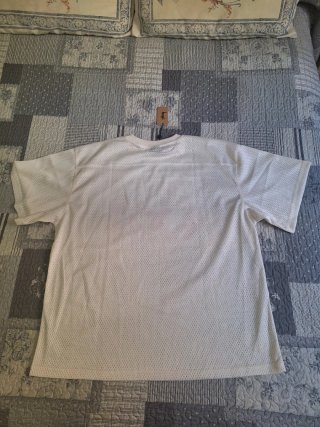Camiseta Stüssy 4X4 Malla Blanca