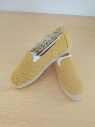 Alpargatas Páez Talla 39 Mostaza