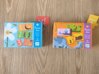 2 Puzzles Duo Djeco (10 y 12 piezas)