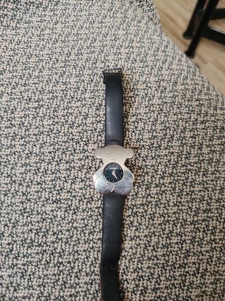 Reloj Tous Oso Negro y Plateado