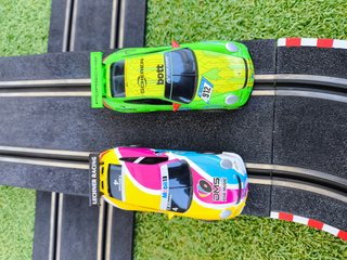 2 Pistas Scalextric Compact Porche