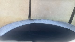 Cama elástica con red de seguridad