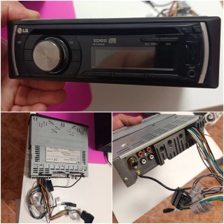 Radio Coche USB/MP3/AUX/CD + arnés conexión