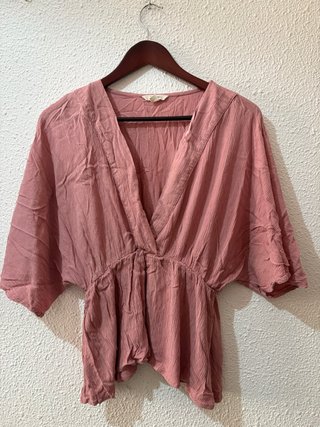 Blusa rosa talla única