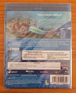 La Sirenita BluRay Imagen Real (PRECINTADA)