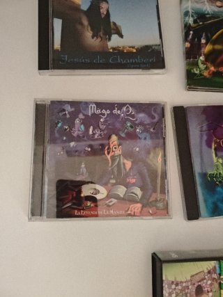 Lote 5 CDs Mago de Oz con 1 VHS