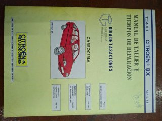 Manual Taller Citroën BX Abril 83