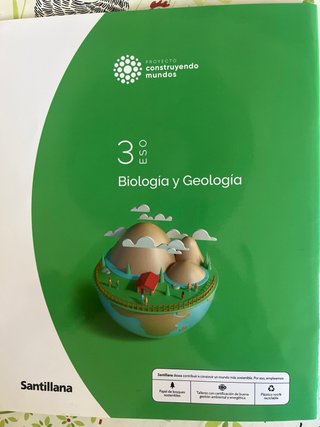 Libro texto.,Biologia y Ecologia. 3.ESO