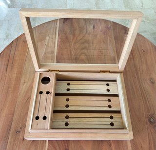 Humidificador para puros, en madera de cedro